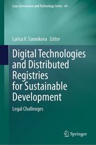 Law, Governance and Technology Series 64 - Digital Technologies and Distributed Registries for Sustainable Development