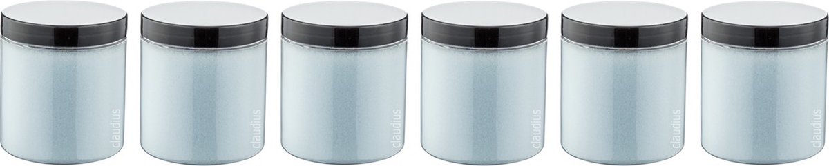 Goedkoopste Scrubzout Opium - 300 gram - Pot met zwarte deksel - set van 6 stuks - Hydraterende Lichaamsscrub