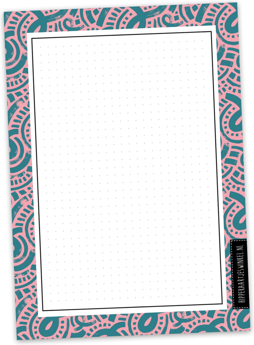 Notitieblok A6 - Schrijfblok klein - stationery - handig schrijfblok - kantoorartikelen