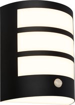 BRILONER - LED wandlamp accu - Touch - Timer - Zwart - Verwisselbare batterij - Verwisselbare printplaat - 18 x 15 x 7 cm - Zwart