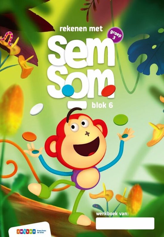 Rekenen met Semsom Groep 3 blok 6 werkboek - cover