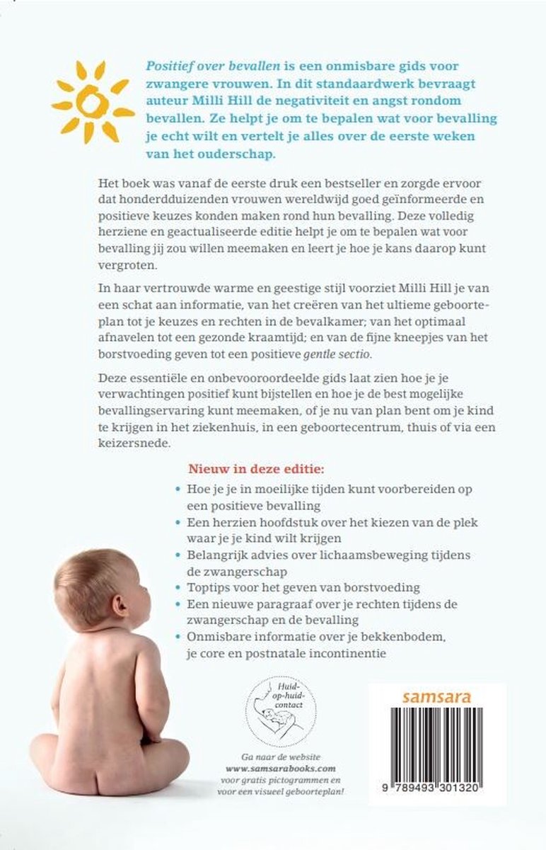 Positief over bevallen - back cover