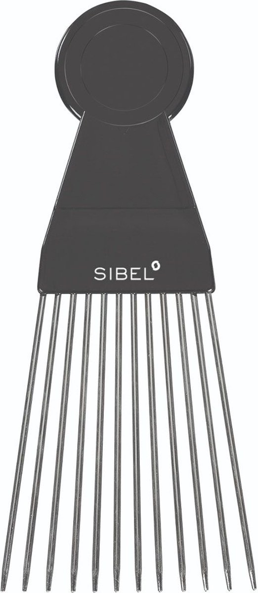 Sibel Metalen Kam voor Kroeshaar Model 2 - Metal Fork Hair Comb for Frizzy Hair