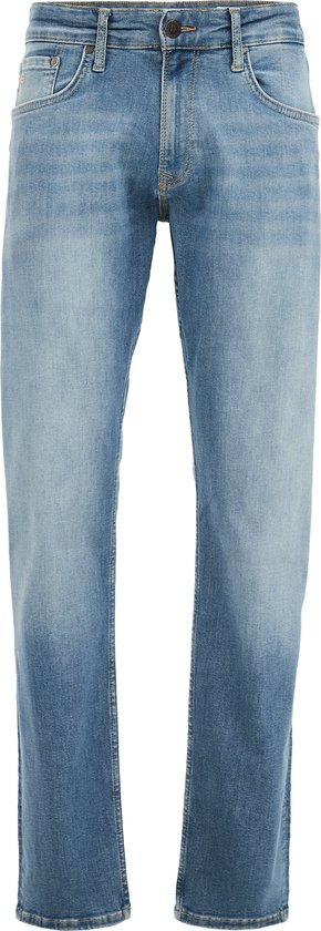 WE Fashion Heren regular fit jeans met comfortstretch
