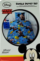 Disney Mouse Eenpersoons Dekbedovertrek + Kussensloop - 140 x 200 cm + 60 x 70 cm