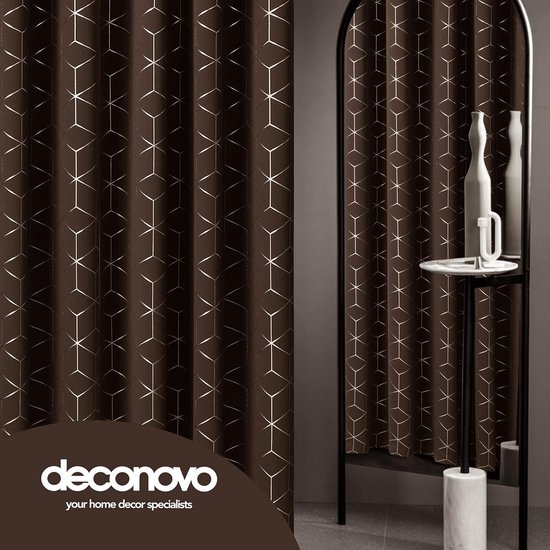 Deconovo Gordijnen Verduisterend met Oogjes, Ondoorzichtige Gordijnen voor Slaapkamer, Woonkamer, 140x210 cm (B x H), 2 stuks, Donkerlentegroen Deconovo Gordijnen Verduisterend met Oogjes, Ondoorzichtige Gordijnen voor Slaapkamer, Woonkamer, 140x210 cm (B x H), 2 stuks, Donkerlentegroen