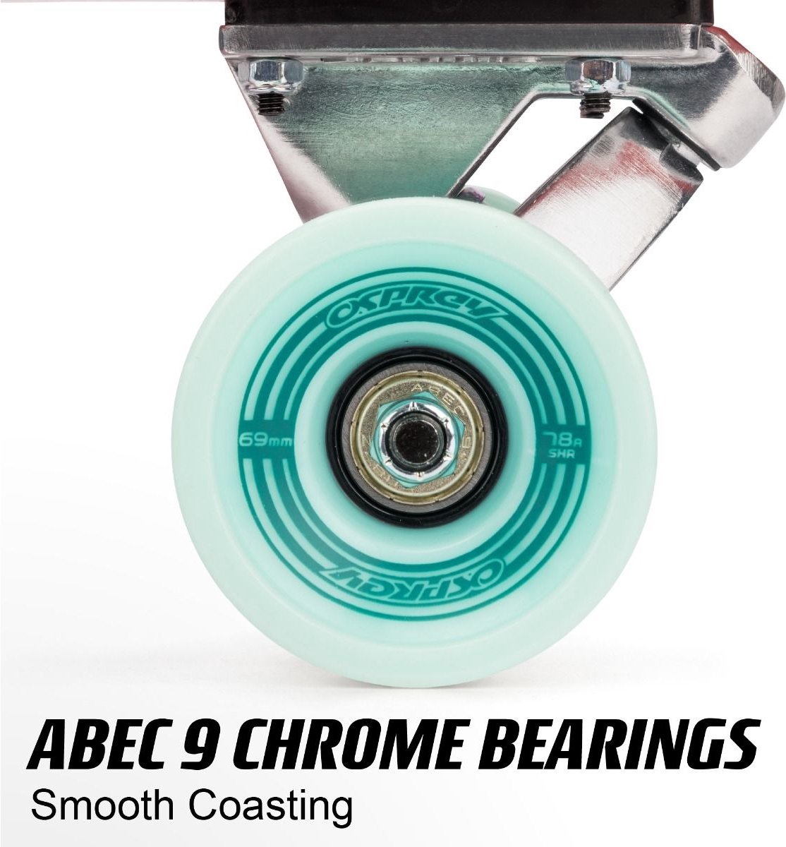Osprey Wood Grad 40" Pintail Longboard - ABEC 9 — afbeelding 7
