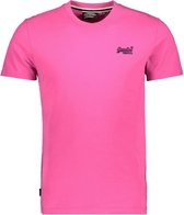 Superdry T-shirt Essential Logo Emb Tee M1011245a Vkb Echo Pink Mannen Maat - 3XL