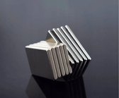 Super Sterke Neodymium Magnetenset - Rechthoekig - 10x5mm - Ideaal voor Whiteboards en Koelkasten - Set van 10 Magneten
