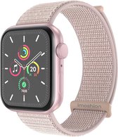 iMoshion Nylon⁺ bandje voor de Apple Watch Series 1 / 2 / 3 / 4 / 5 / 6 / 7 / 8 / 9 / SE / Ultra (2) - 42 / 44 / 45 / 49 mm - Light Pink