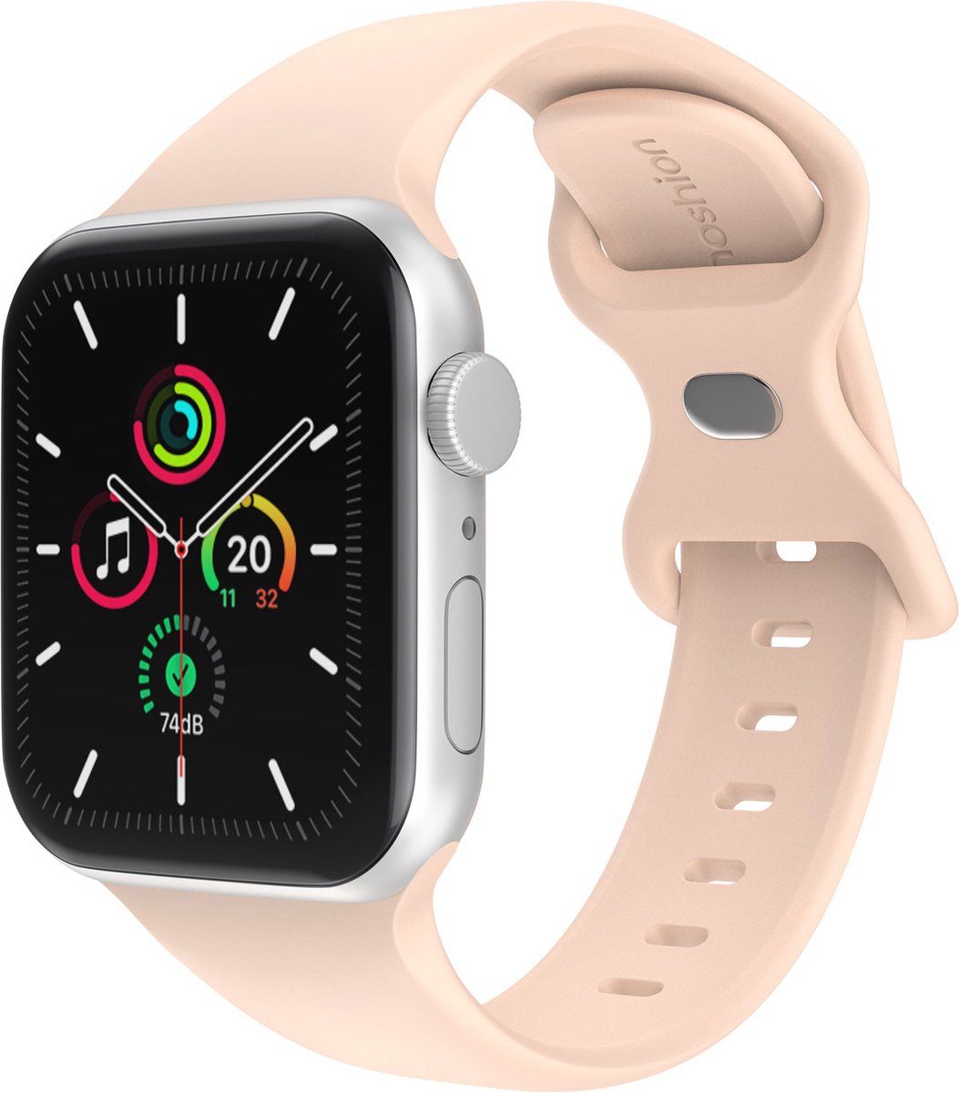 iMoshion Siliconen⁺ bandje voor de Apple Watch Series 1 / 2 / 3 / 4 / 5 / 6 / 7 / 8 / 9 / SE / Ultra (2) - 42 / 44 / 45 / 49 mm - Light - Maat M/L