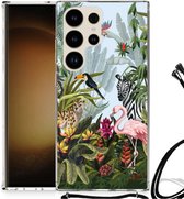 Case Anti-shock geschikt voor Geschikt voor Samsung Galaxy S24 Ultra Jungle