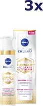 3x Nivea Cellular luminous anti-pigment fluid cream SPF50 40ML