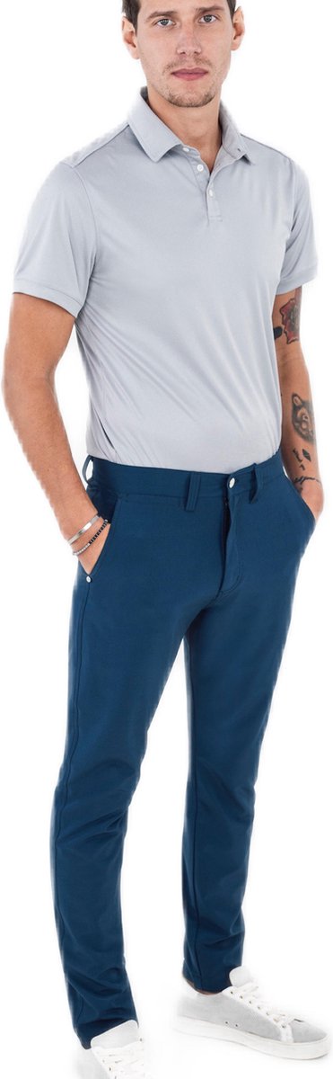 Func Factory mannen Poloshirt Mac zilvergrijs maat M van Func Factory — afbeelding 4