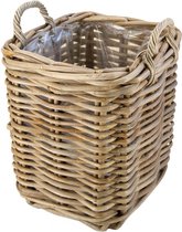 Opbergmand - Haardmand - Plantenmand 58x58x55 CL Rotan