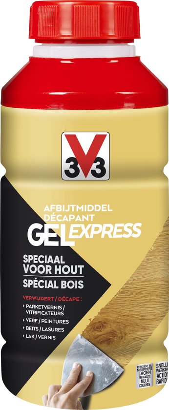 V33 afbijtmiddel 'Speciaal voor hout' 0,5 L - V33