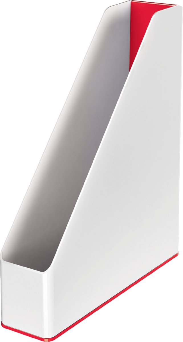 Leitz wow tijdschriftencassette - rood/wit