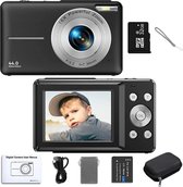 Ayah - Vlog Camera Enfants with 32GB micro SD card - Appareil photo numérique pour Enfants , caméscope avec Zoom S , appareils S compacts 1080P 44mp, pour débutants en photographie