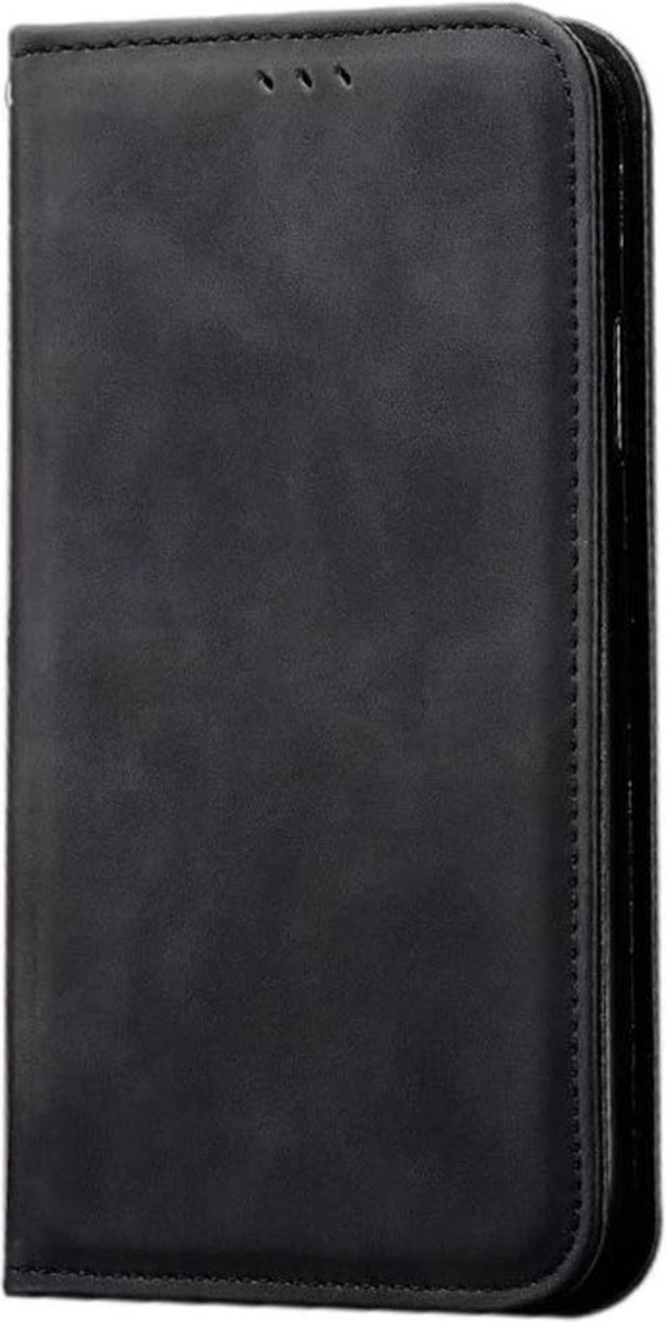 Geschikt voor Oppo A58 4G - Book Case - Magnetisch - kaartsleuven - Portemonnee Folio Stand hoesje - Zwart