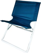 3BMT® Strandstoel Opvouwbaar - Inklapbaar voor Volwassenen tot 110 KG - Blauw - Lichtgewicht