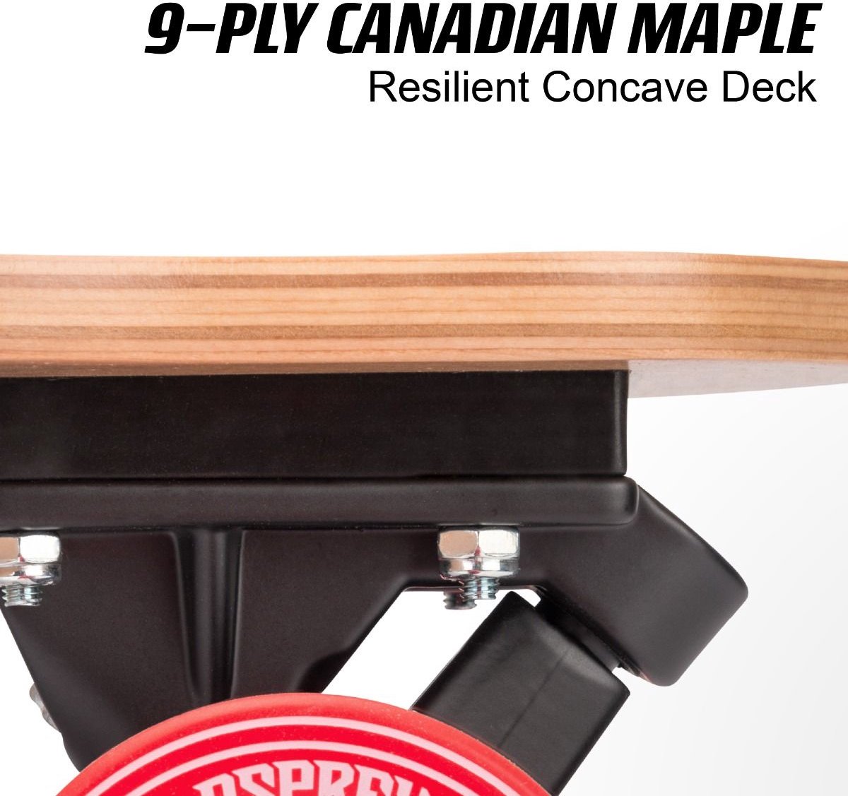 Osprey Cube 41" Twin Tip Longboard - ABEC 9 — afbeelding 8