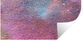 Muurstickers - Sticker Folie - Roze - Glitter - Abstract - Design - Blauw - 40x20 cm - Plakfolie - Muurstickers Kinderkamer - Zelfklevend Behang - Zelfklevend behangpapier - Stickerfolie
