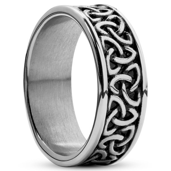 Bague Evan Enzo argentée Trinity Knot