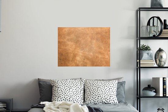 Stickers muraux - Sticker Foil - Cuir - Structure - Aspect Cuir - Marron - 80x60 cm - Film Adhésif - Stickers muraux Chambre Enfant - Papier Peint Auto Adhésif