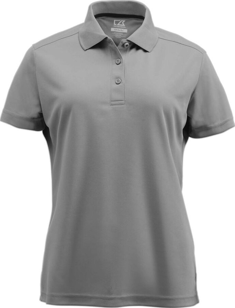 Cutter & Buck Kelowna Polo Dames 354401 - Lichtgrijs - S