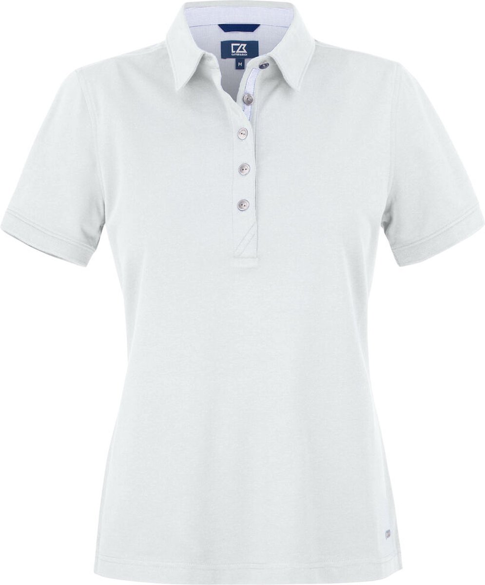 Cutter & Buck Advantage Premium Polo Dames 354421 - Wit - L