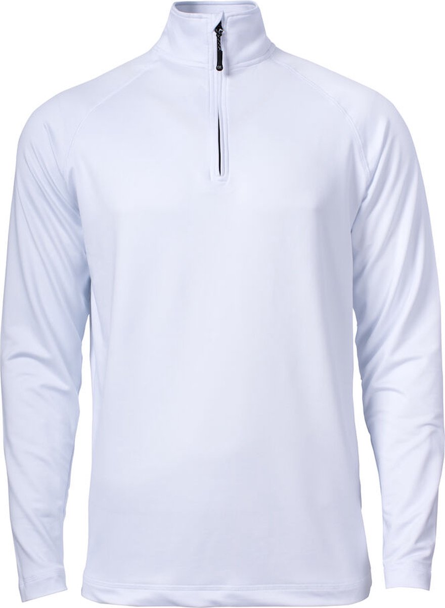Cutter & Buck Coos Bay Half Zip Heren 358400 - Wit - S