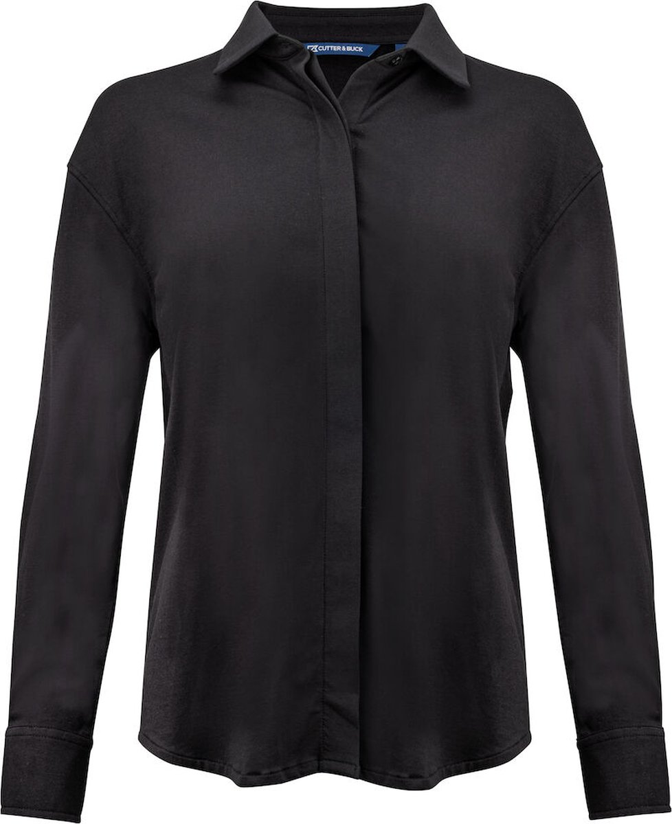 Cutter & Buck Hedley Stretch Shirt Dames 352413 - Zwart - 40/L