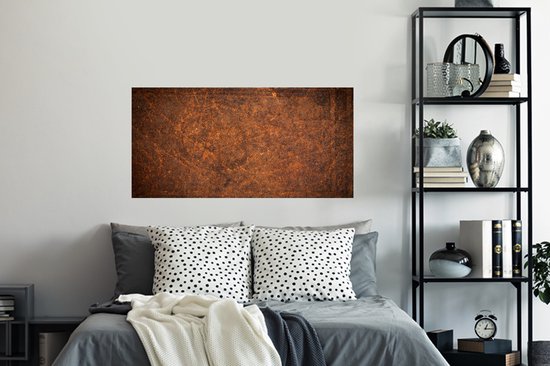 Stickers muraux - Film autocollant - Cuir - Structure - Marron - Oranje - 120x60 cm - Film adhésif - Stickers muraux chambre enfant - Papier peint autocollant - Papier peint autocollant - Film autocollant