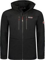 Geographical Norway Softshell Heren Jas Timmex Afneembare - M