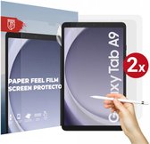 Protecteur d'écran Rosso Paper Feel adapté au Samsung Galaxy Tab A9 | Feuille de sensation de Papier | Film protecteur Ultra transparent | Case Friendly | Pack Duo