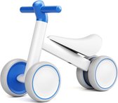 Loopfiets 1 jaar - Baby loopfiets - Mini met 4 wielen - Peuters - Fiets zonder pedalen