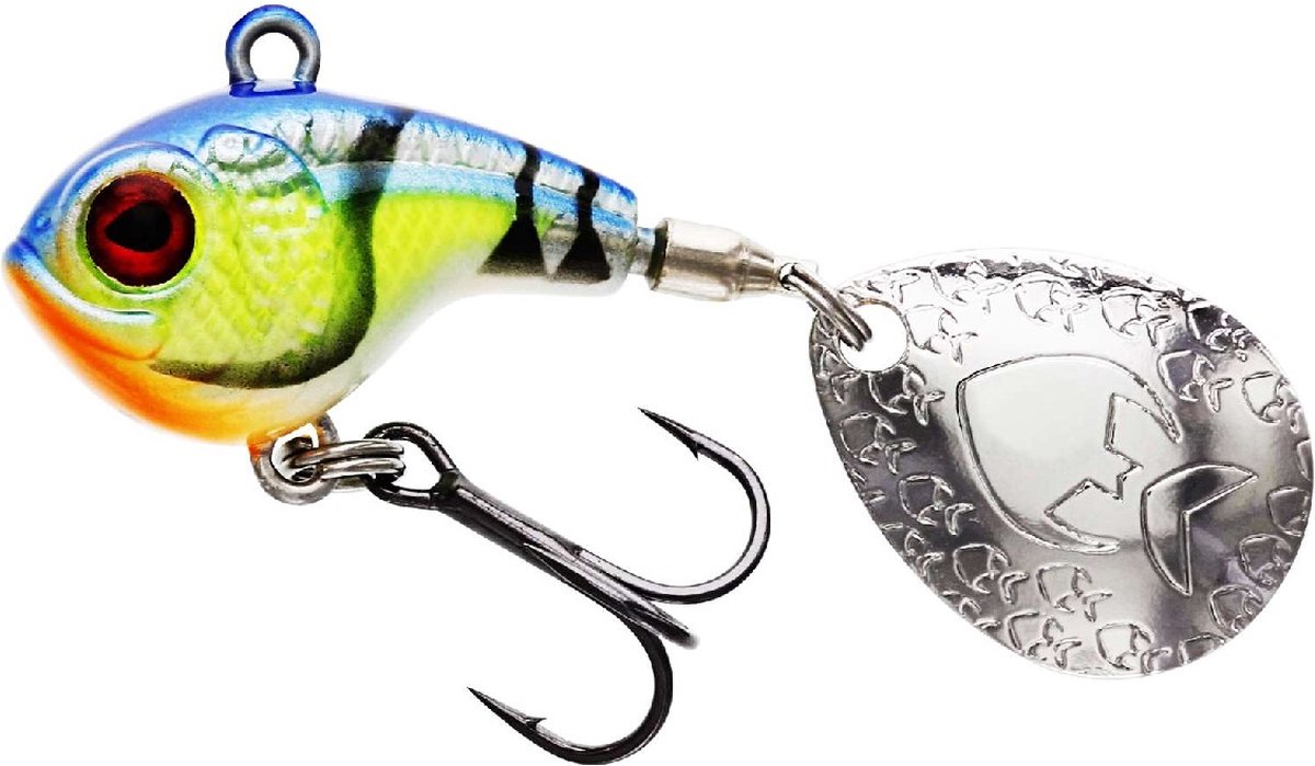 Westin Dropbite Spin Tail Jig 3,7cm 22gr Chartreuse Blue Craw