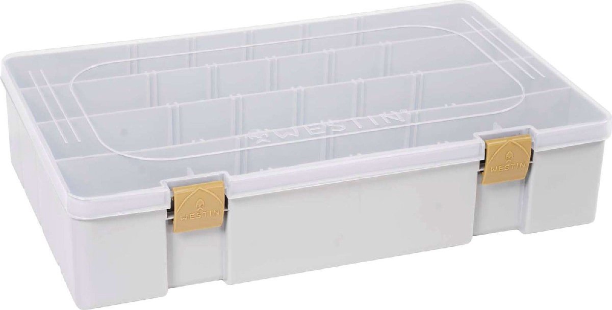 Westin W3 Visgereibox Transparant 36 x 22.5 x 8 cm