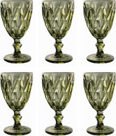 Vintage 6-delige set Rombus King wijnglas