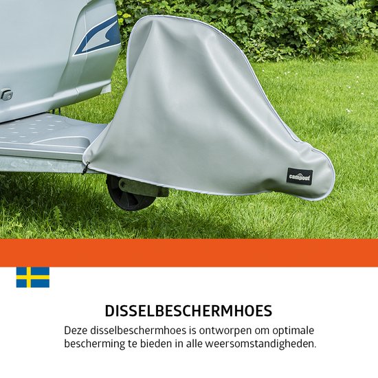 Trekhaakafdekking, afdekking voor caravans, trekhaak, waterdicht, stofdicht, zonwerend, PVC trekhaak, beschermhoes met gesp, voor auto, camper, camper