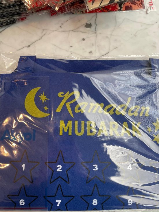 May Huang Ramadan-kalender, Eid Mubarak, adventskalender, kinderen, Eid Mubarak-decoratie, aftelkalender, ornament, gebed, decoratie, woonkamer, ramadan-geschenken voor kinderen
