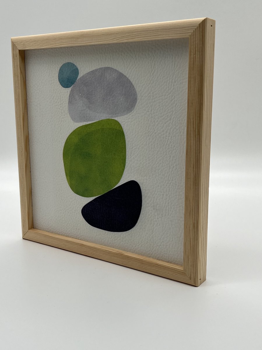 Wanddecoratie - Wandschap - schilderijen woonkamer - 30x30 cm - Posterlijst - Muurdecoratie
