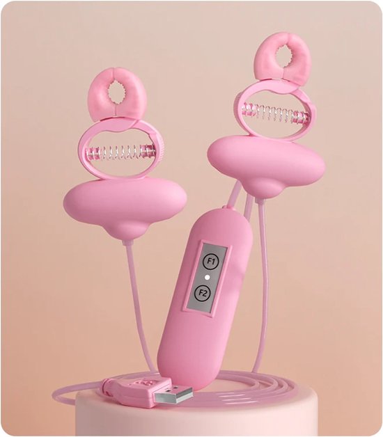 vibromasseur pour seins Aspirateur de tétons - Pompe de poitrine - Stimulateur de mamelons -  Vibrateur pour femmes - Gros mamelons rigides main image 1