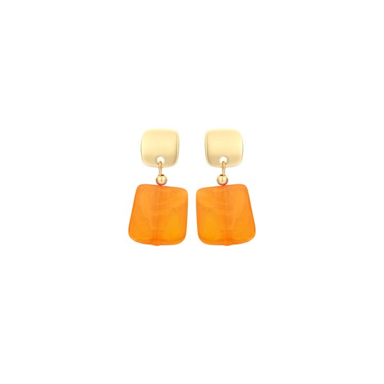 Les Cordes - KAMPEN (OB) - Boucles d'oreilles - Oranje - Métal - Bijoux - Femme - Printemps/Été