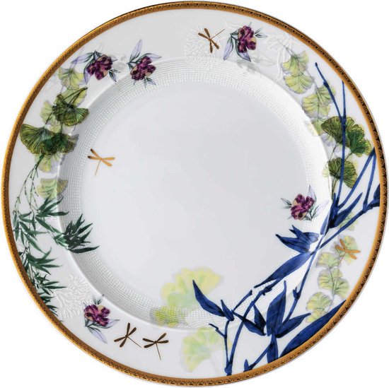 Rosenthal Assiette à pain Heritage Turandot White, Porcelaine, Multicolore, 1