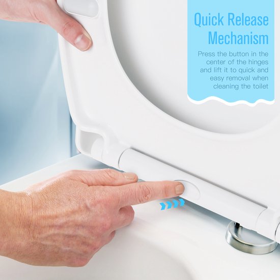 Coree Abattant WC - Abattant WC O-seat - Soft close - Snap off - Thermoplastique - Wit - TS13