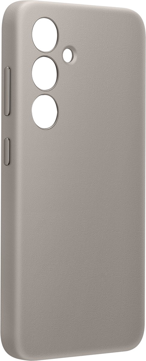 Samsung Vegan Leather Case - Geschikt voor Samsung Galaxy S24 - Taupe