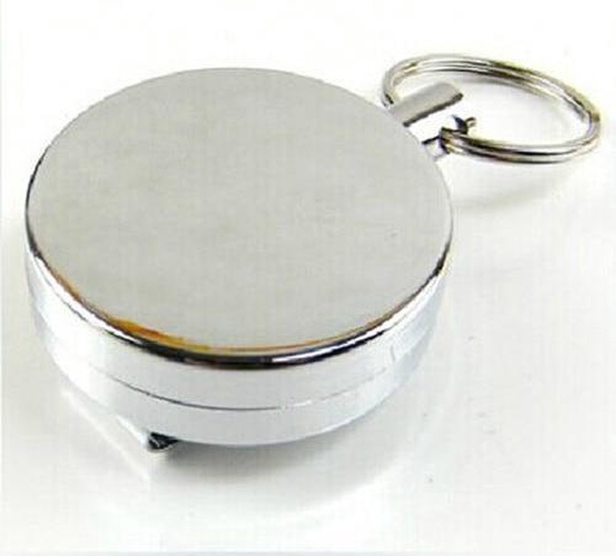 Go Go Gadget - Skipashouder - Uittrekbaar koord - Met clip - Metaal - Zilver