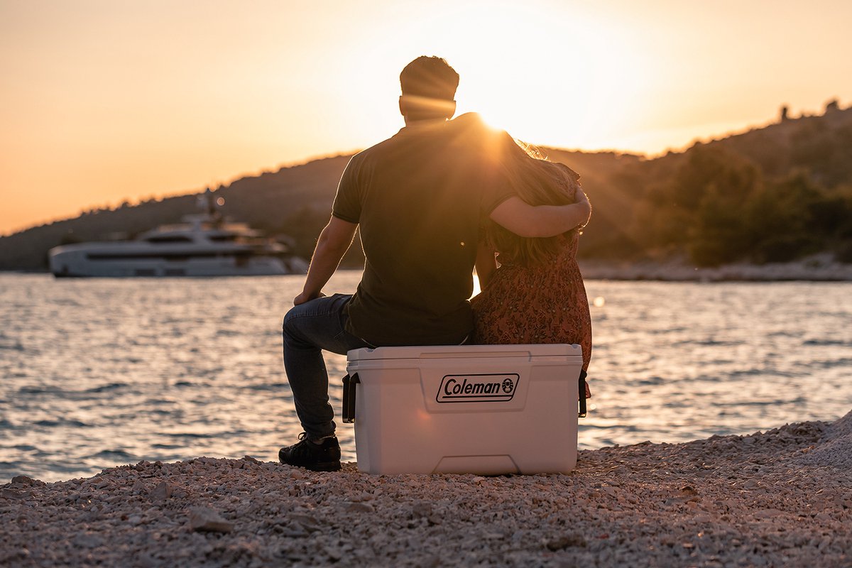 Coleman 70QT Xtreme Marine Koelbox - 66 Liter - Wit