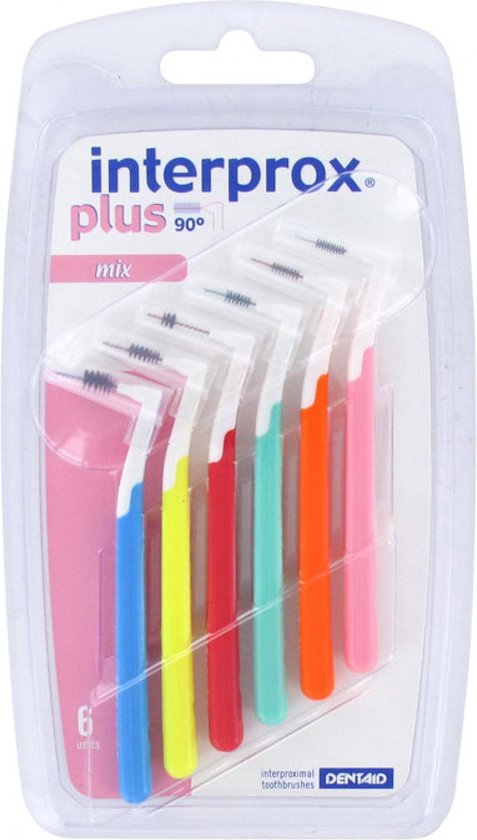 Interprox Plus ragers – Mix van 6 kleuren